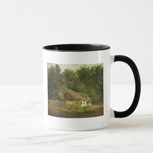Een huis in het Frederiksdal-bos nabij Mok (Rechts)