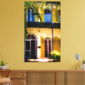 Een huis in het sleutelwesten canvas afdruk (Insitu (Woonkamer))