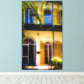 Een huis in het sleutelwesten canvas afdruk (Insitu (Houten vloer))