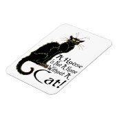 "Een huis is geen huis zonder kat" - Magnet Magneet (Linkerzijde)