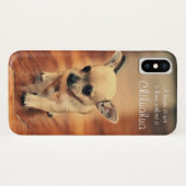 Een huis is geen thuis Chihuahua iPhone X Hoesje (Achterkant (horizontaal))