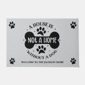 Een huis is geen thuis zonder hond deurmat (Voorkant)