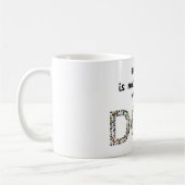 Een huis is geen thuis zonder mok. koffiemok (Links)