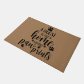 Een huis is geen thuis zonder pooafdrukken, Dog Lo Deurmat (Schuin)