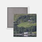 Een huis langs het water magneet (Voorkant / Achterkant)