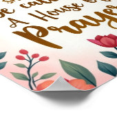 Een huis van gebed 8 "x 10" muur poster (Hoek)