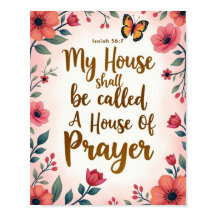 Een huis van gebed 8 "x 10" muur