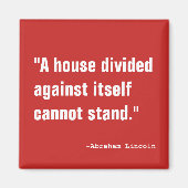 Een huis verdeeld magneet (Voorkant)