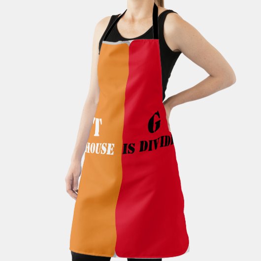 Een huis verdeeld schort (Insitu)