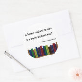 Een huis zonder boeken Sticker (Envelop)