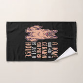 Een huis zonder Duitse herder is een thuis Handdoek (Handdoek)