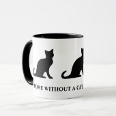 Een huis zonder een kattenlijst gewoon een huis ko mok (Voorkant links)