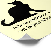 Een huis zonder kat is slechts een poster van een  (Hoek)