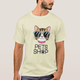 Een huisdier Kat illustratie T-shirt