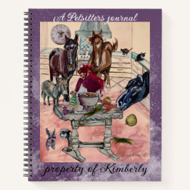 Een huisdier sitters dagboek notitieboek