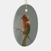 Een huiszoeker op een grens. keramisch ornament (Rechts)