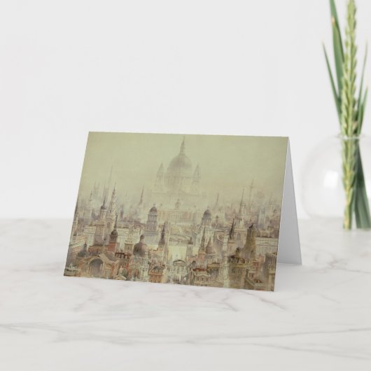 Een hulde aan de Heer Christopher Wren Kaart (Voorkant)