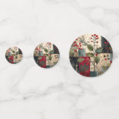 Een Hulstbes Rustieke Winter Patchwork Confetti (Voorkanten)
