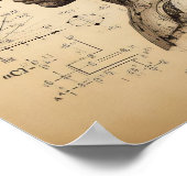 Een humanoïde bovenop een gegevensblad poster (Hoek)