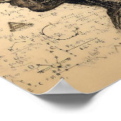 Een humanoïde bovenop een gegevensblad poster (Hoek)