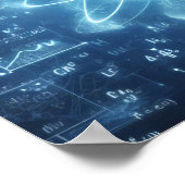 Een humanoïde bovenop een gegevensblad poster (Hoek)