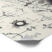 Een humanoïde bovenop een gegevensblad poster (Hoek)