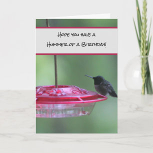 Een Hummingbird verjaardag Kaart