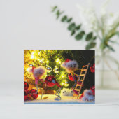 Een humoristisch blik van de Fubby's op Kersdeco Briefkaart (Staand voorkant)