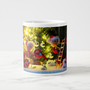 Een humoristisch blik van de Fubby's op Kersdeco. Grote Koffiekop