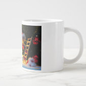 Een humoristisch blik van de Fubby's op Kersdeco. Grote Koffiekop (Rechts)