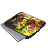 Een humoristisch blik van de Fubby's op Kersdeco. Laptop Sleeve (Voorkant onderkant)