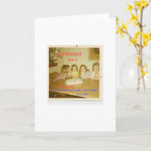 EEN HUMORISTISCHE KAART VAN DE VERJAARDAG (Gele Bloem)