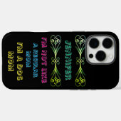 Een humoristische verklaring van hondendevotie Case-Mate iPhone case (Achterkant (horizontaal))