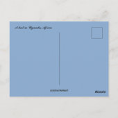 Een hut in Oeganda Briefkaart (Achterkant)