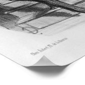 Een huurder die drie voorwaarden verschuldigd is poster (Hoek)