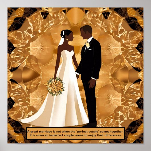 Een huwelijk is iemand vinden die het met je eens  poster (Voorkant)