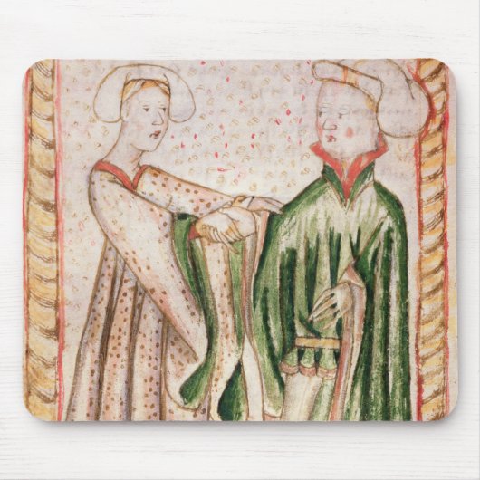 Een huwelijk muismat (Voorkant)