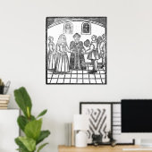 Een huwelijksceremonie poster (Thuiskantoor)