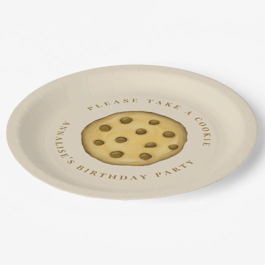 Een huwelijksfeest alsjeblieft papieren bordje (Gekanteld)