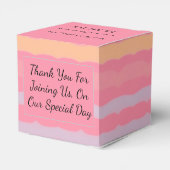 Een huwelijksgast bedankdoosjes (Achterkant)