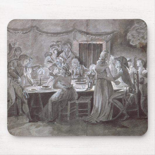 Een huwelijksreis muismat (Voorkant)