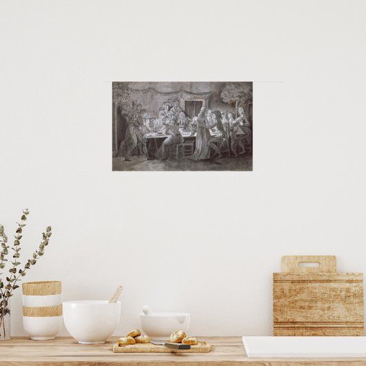 Een huwelijksreis poster (Keuken)