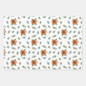 Een Hygge kerstpatroon Inpakpapier Vel (Voorkant 3)