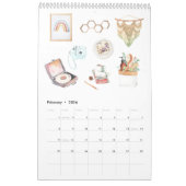 Een hygge leven | Waterverf illustraties Kalender (Feb 2026)