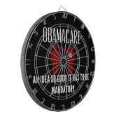 EEN IDEE ZO GOED DAT HET VERPLICHTE OBAMACARE MOES DARTBORD (Voorkant Links)