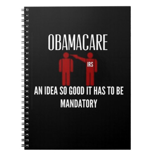 EEN IDEE ZO GOED DAT HET VERPLICHTE OBAMACARE MOES NOTITIEBOEK (Voorkant)