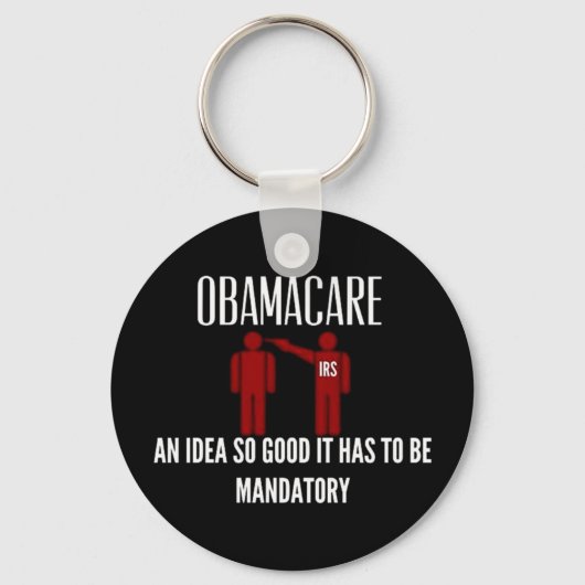 EEN IDEE ZO GOED DAT HET VERPLICHTE OBAMACARE MOES SLEUTELHANGER (Voorkant)