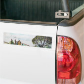 Een Idyllic British Village-schets Bumpersticker (Op Truck)