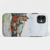 Een Idyllic British Village-schets Case-Mate iPhone Case (Achterkant (horizontaal))