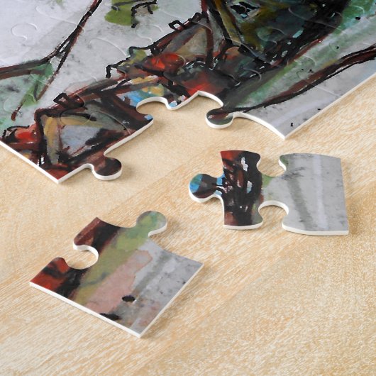 Een Idyllic British Village-schets Legpuzzel (Zijkant)